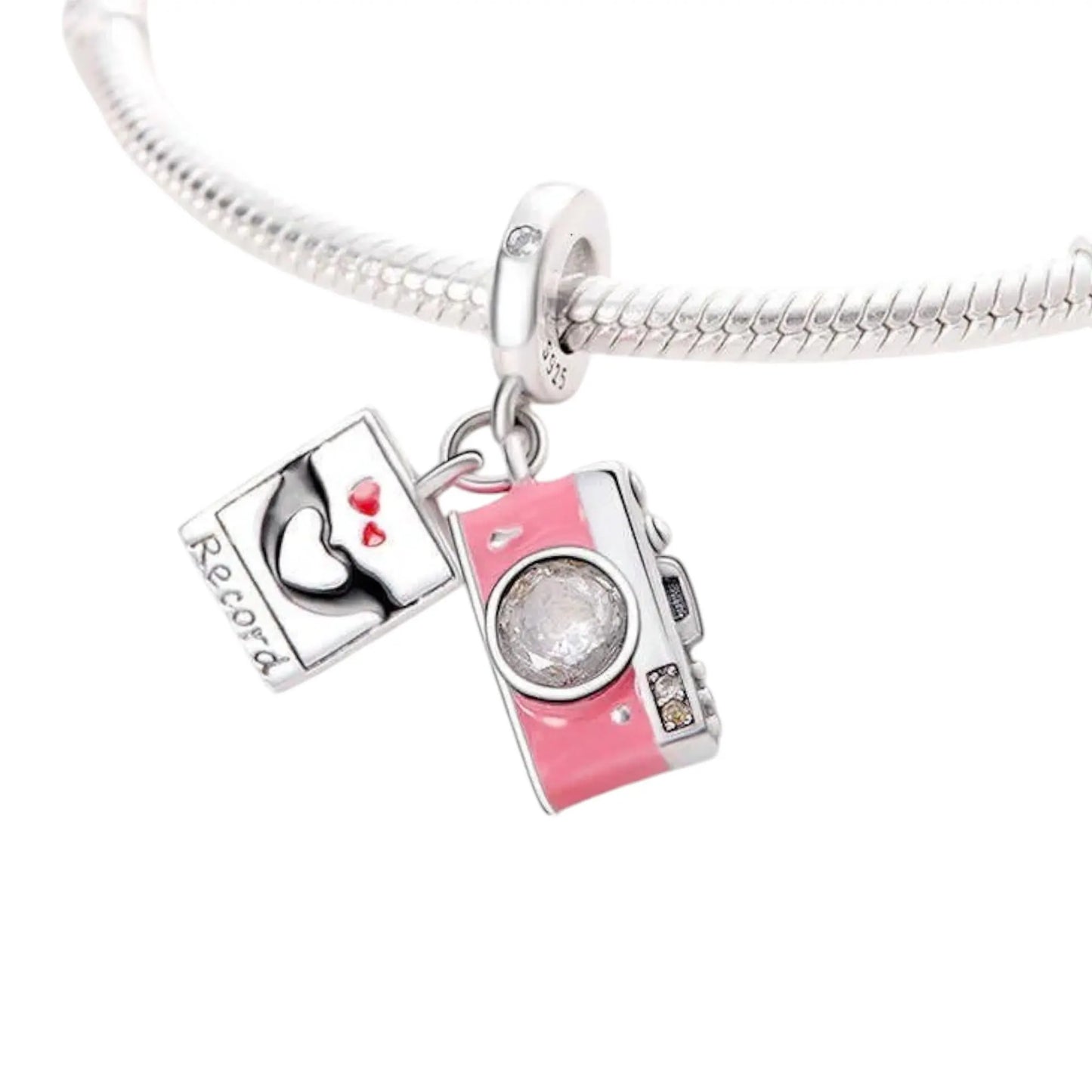 925 Kamera Figürlü Charm