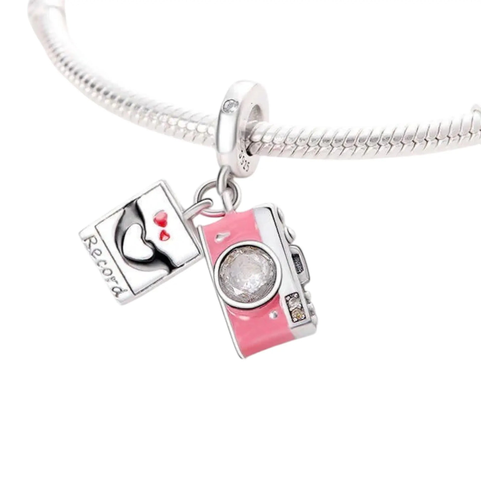 925 Kamera  Figürlü Charm